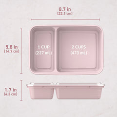 Bentgo Prep 2-Compartment Meal Prep Containers (20-Piece)